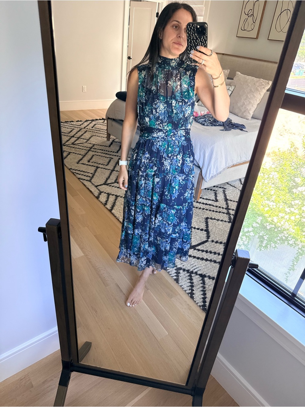 Derek Lam 10 Crosby Junia floral tapestry dress size 4 NWT